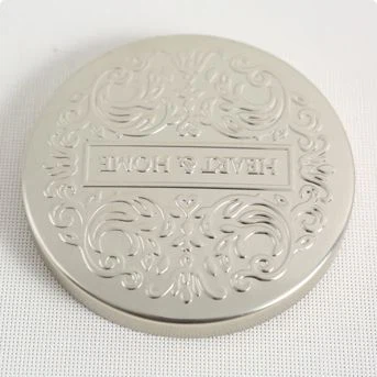 Στρογγυλό Τσιγκένιο Κουτί